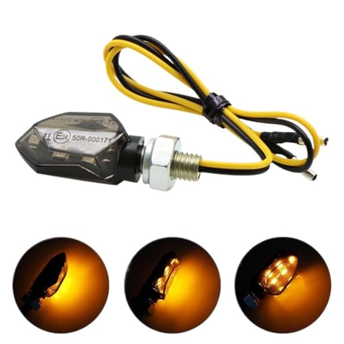 Luz de señal de giro 2 piezas LED universal para motocicleta