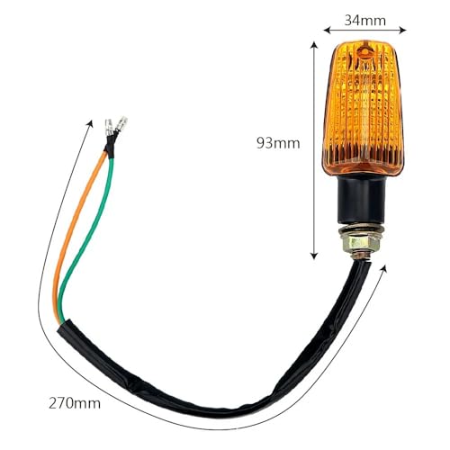 Luz de señal de giro 2 piezas universal, 12 V