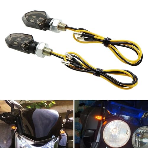 Luz de señal de giro 2 piezas LED universal para motocicleta