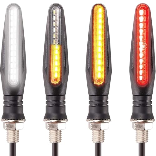 Luces de señal de giro 4 piezas Indicadores de motocicleta, 12 V