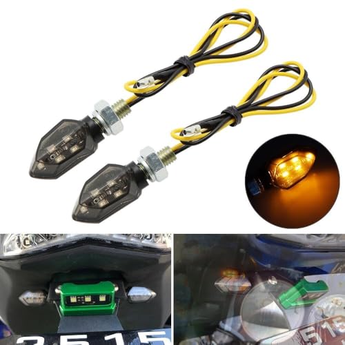 Luz de señal de giro 2 piezas LED universal para motocicleta