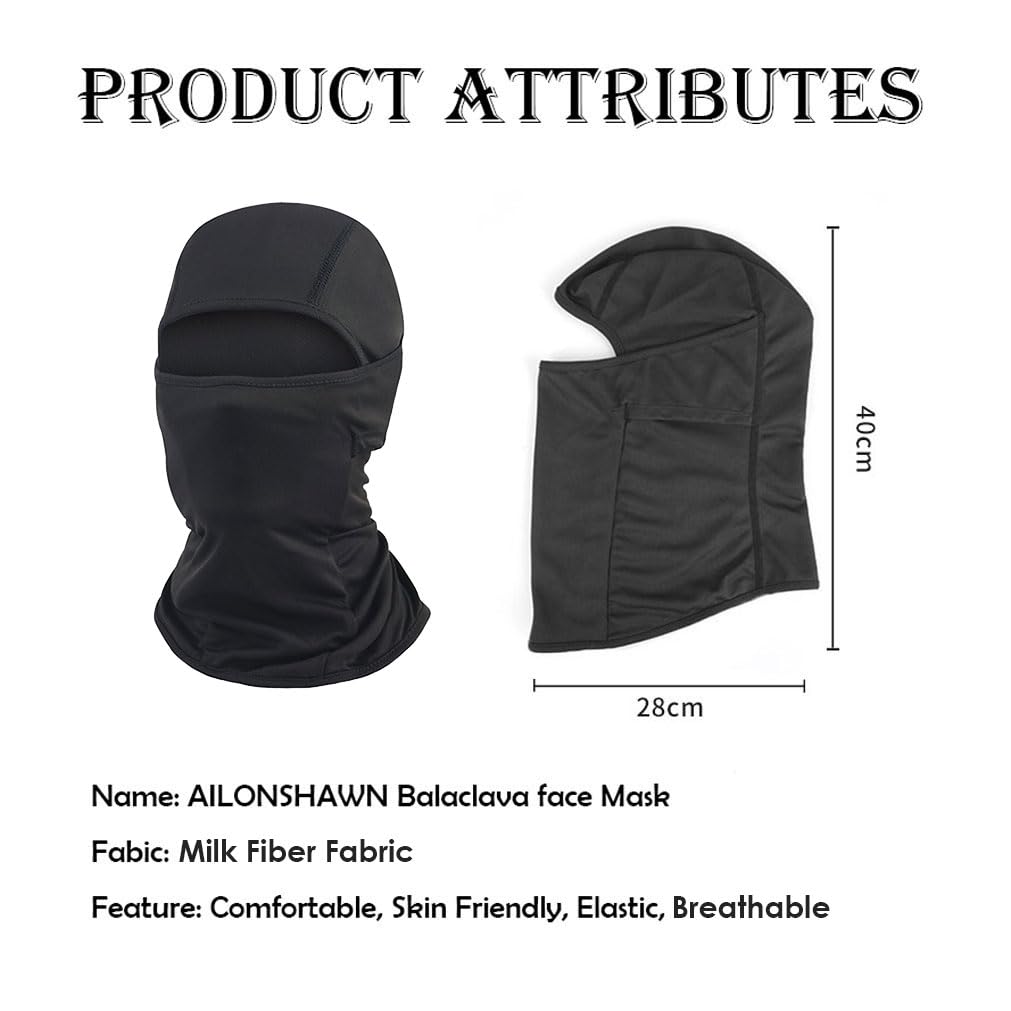 Navy Blue Ski Mask for Men Balaclava