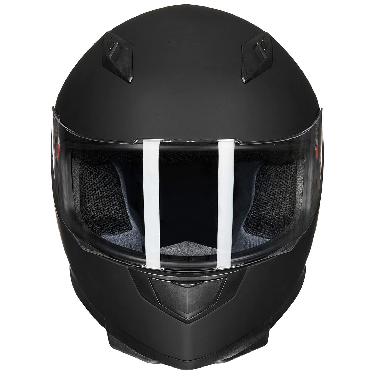 Casco integral para motocicleta con bufanda de invierno extraíble, talla M