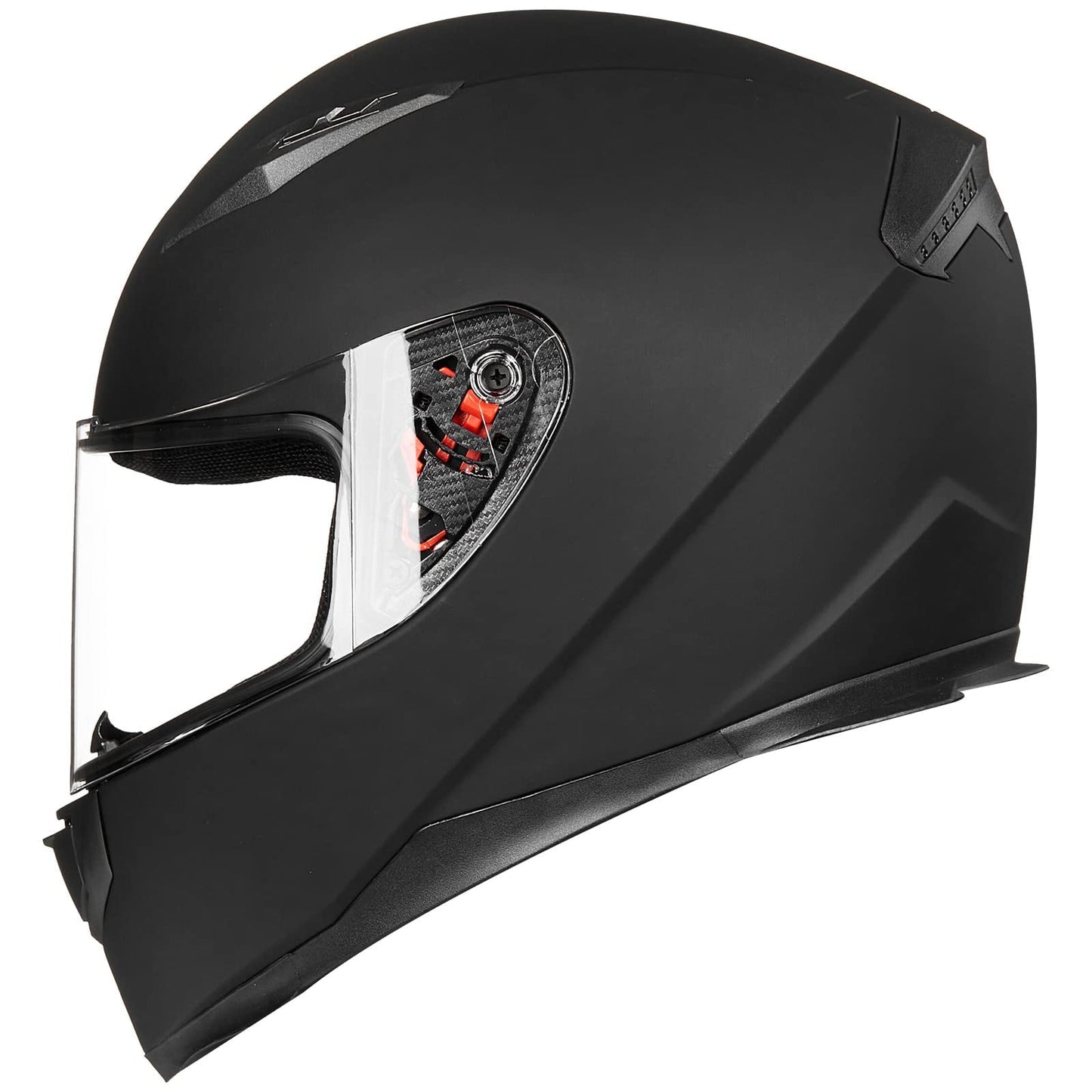 Casco integral para motocicleta con bufanda de invierno extraíble, talla M