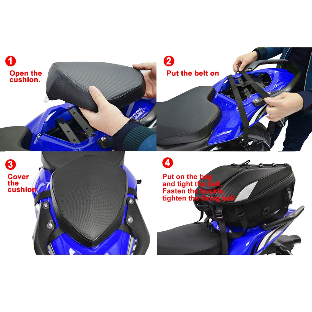 Motorcycle Tail Seat Bag Waterproof