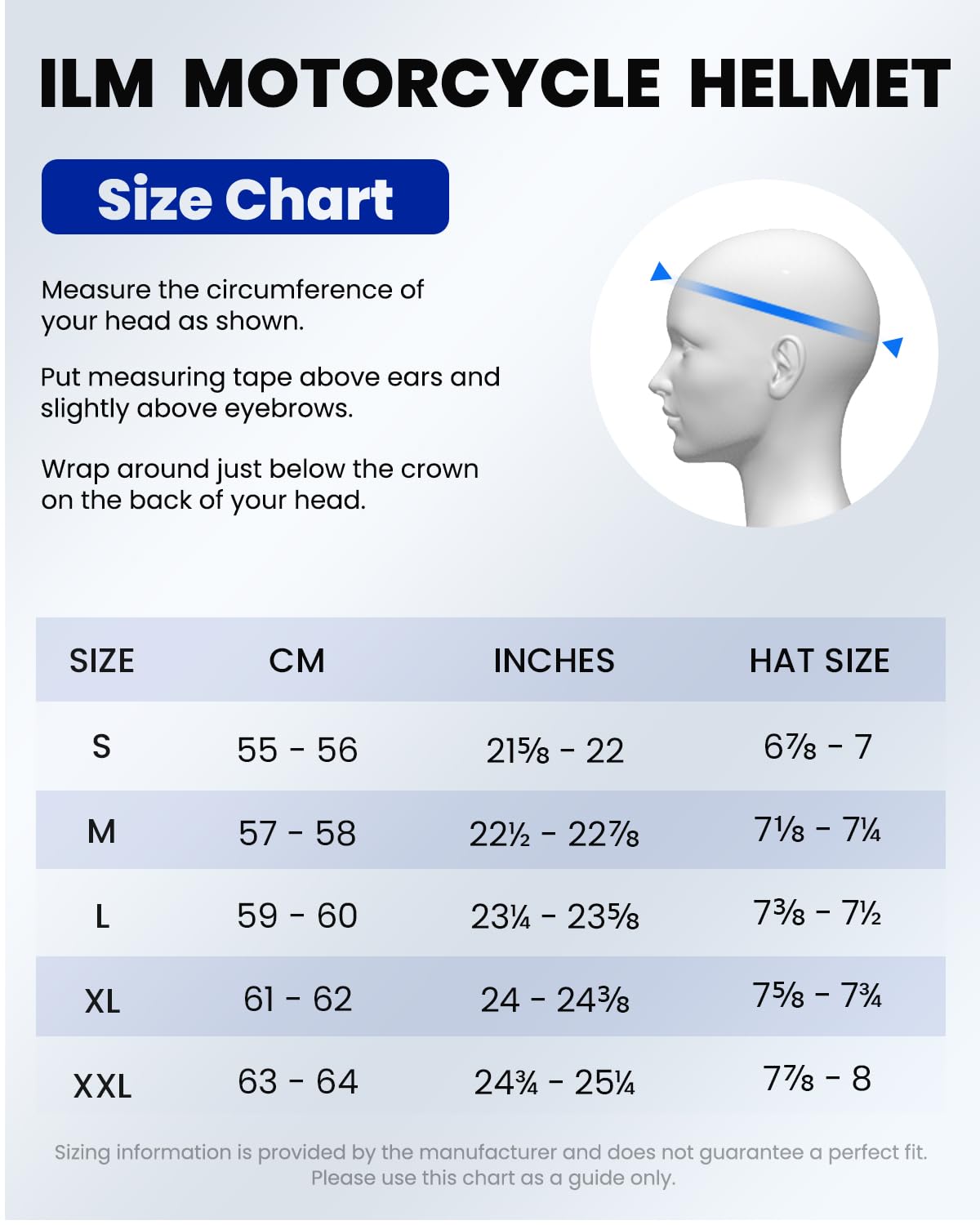 Helmet Motorcycle Open Face Model-205V, L