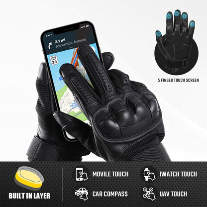 Touchscreen Motorcycle Tactical Gloves, M