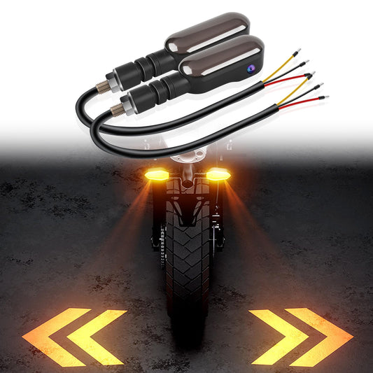 2 luces LED de señal de giro para proyector de motocicleta