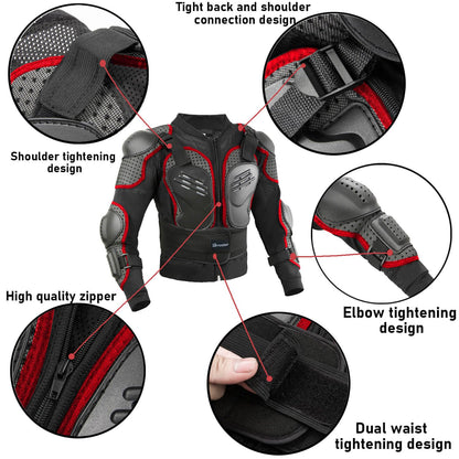 Chaqueta de moto para niños