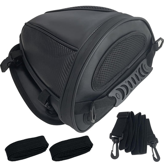 Bolsa trasera para motocicleta Socpuro, impermeable, para almacenamiento en el asiento trasero