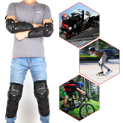 Motorcycle Knee Elbow Pads Protection for Adults