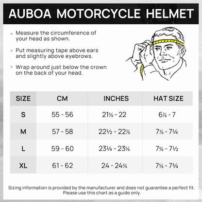 Street Bike Racing Helmet with Tinted Visor Model MD-813, L