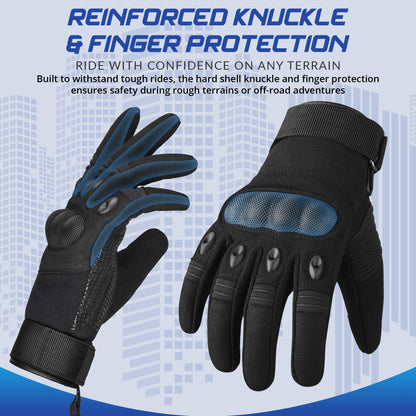 Motorcycle Gloves with Hard Knuckle