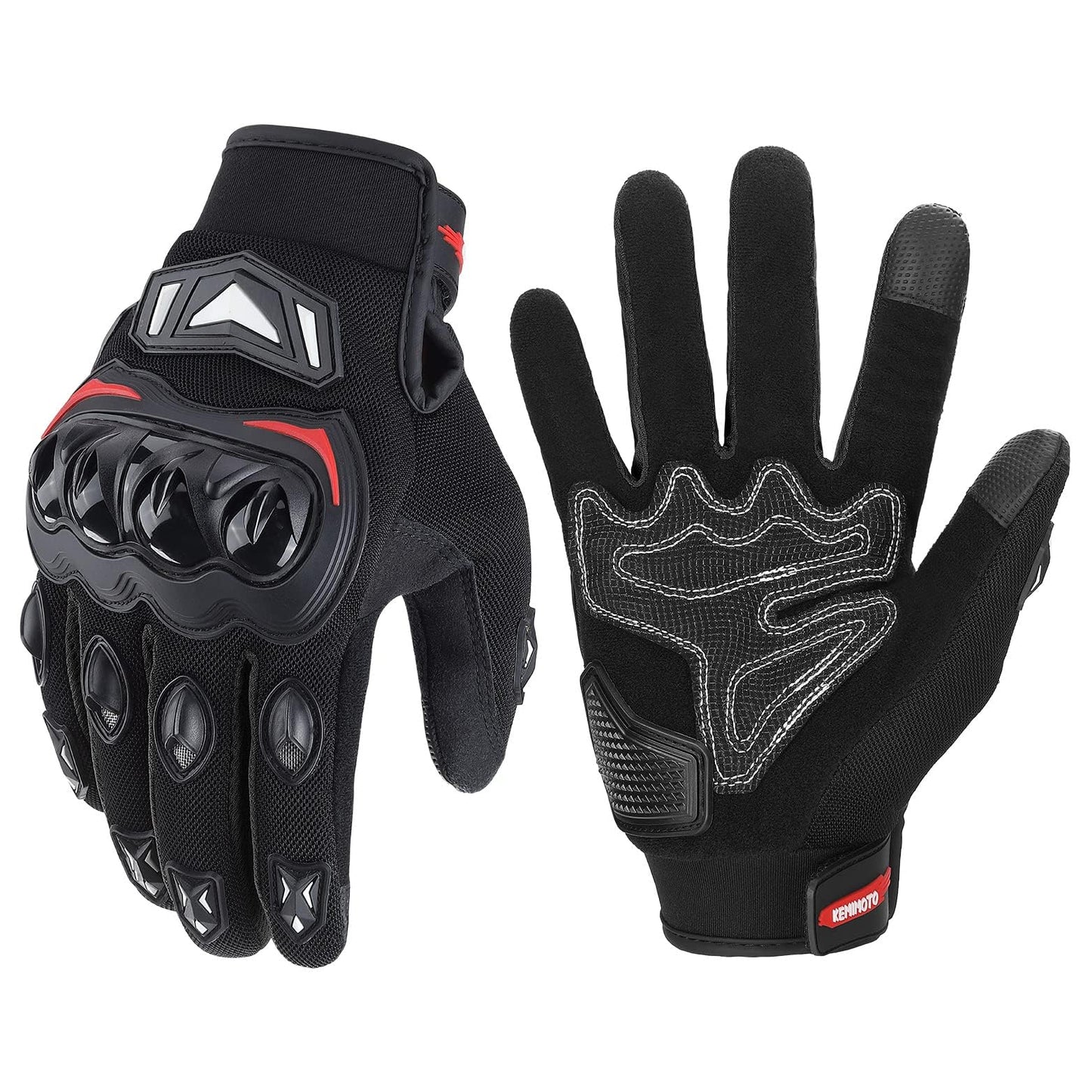 Motorcycle Gloves for Men, Touchscreen, M