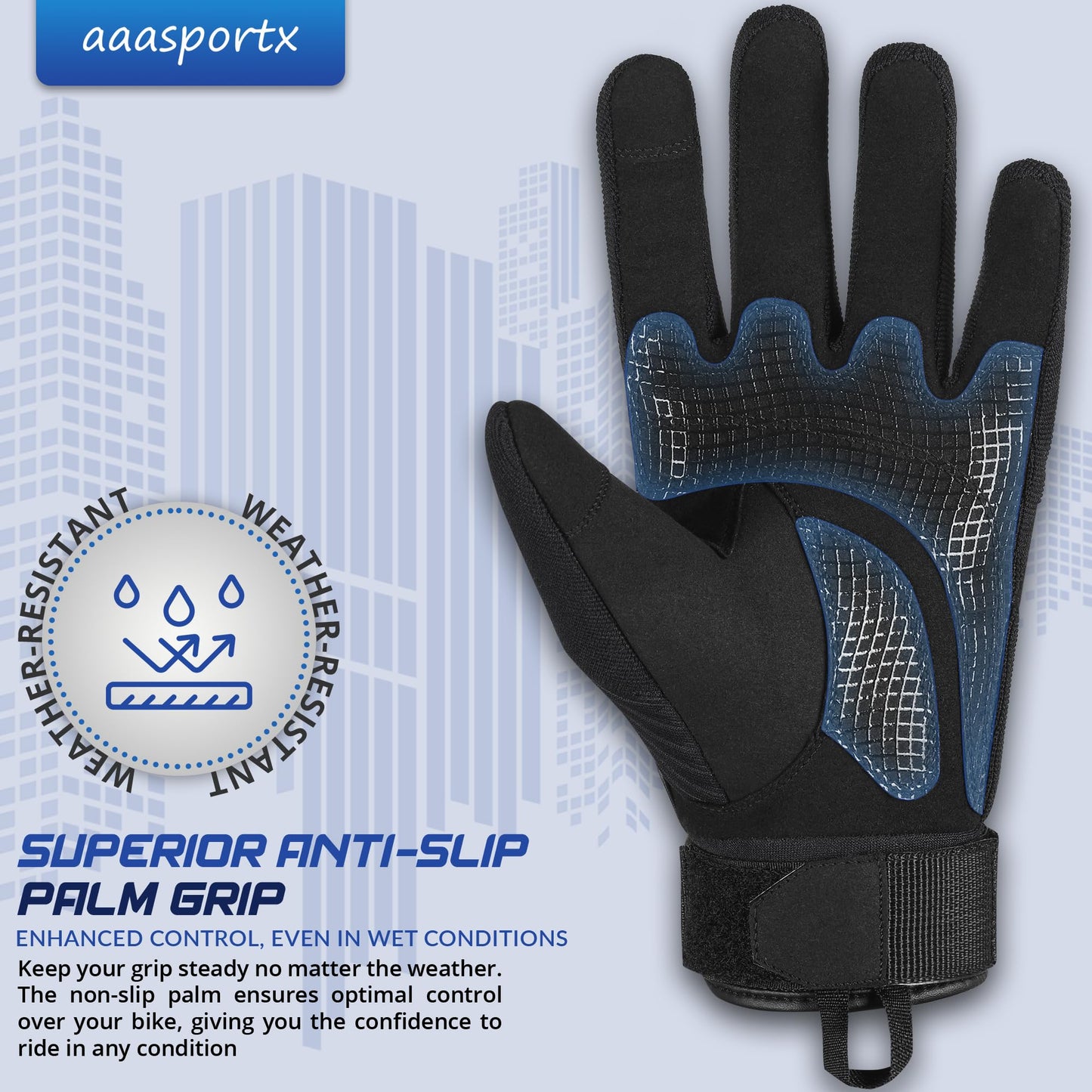 Motorcycle Gloves with Hard Knuckle